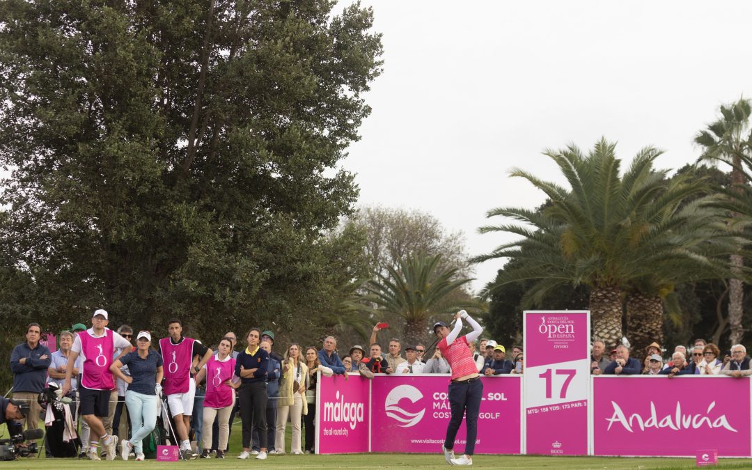Carlota Ciganda touches the sky at the Andalucía Costa del Sol Open de España presented by Oysho